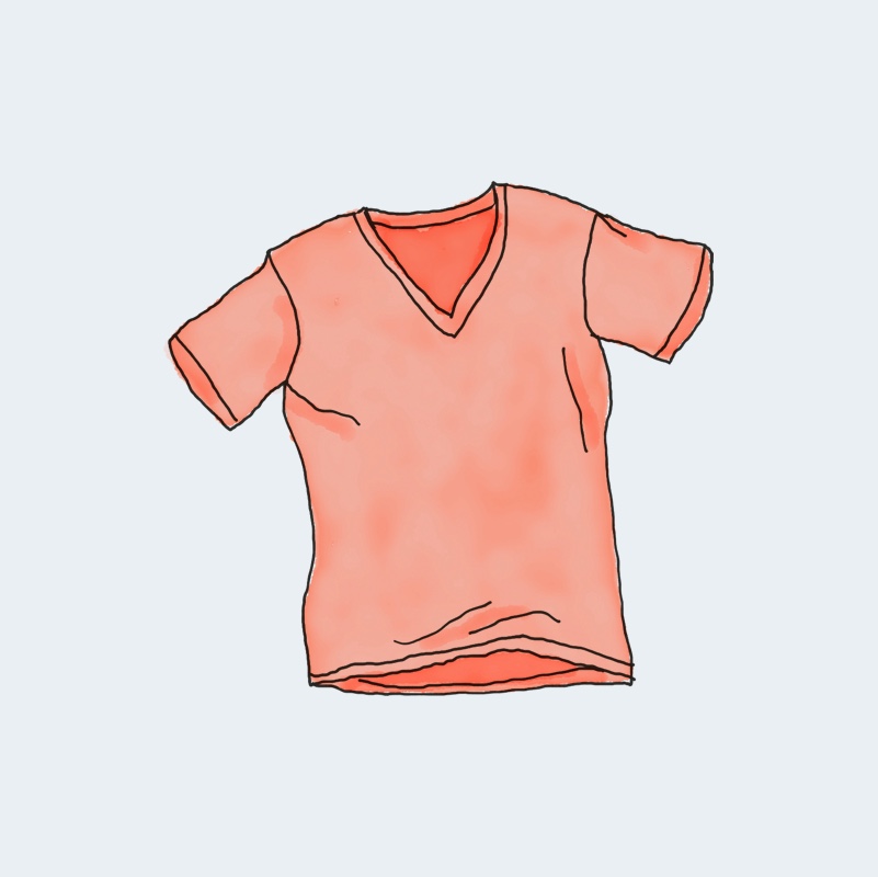 Vneck Tshirt - TEST
